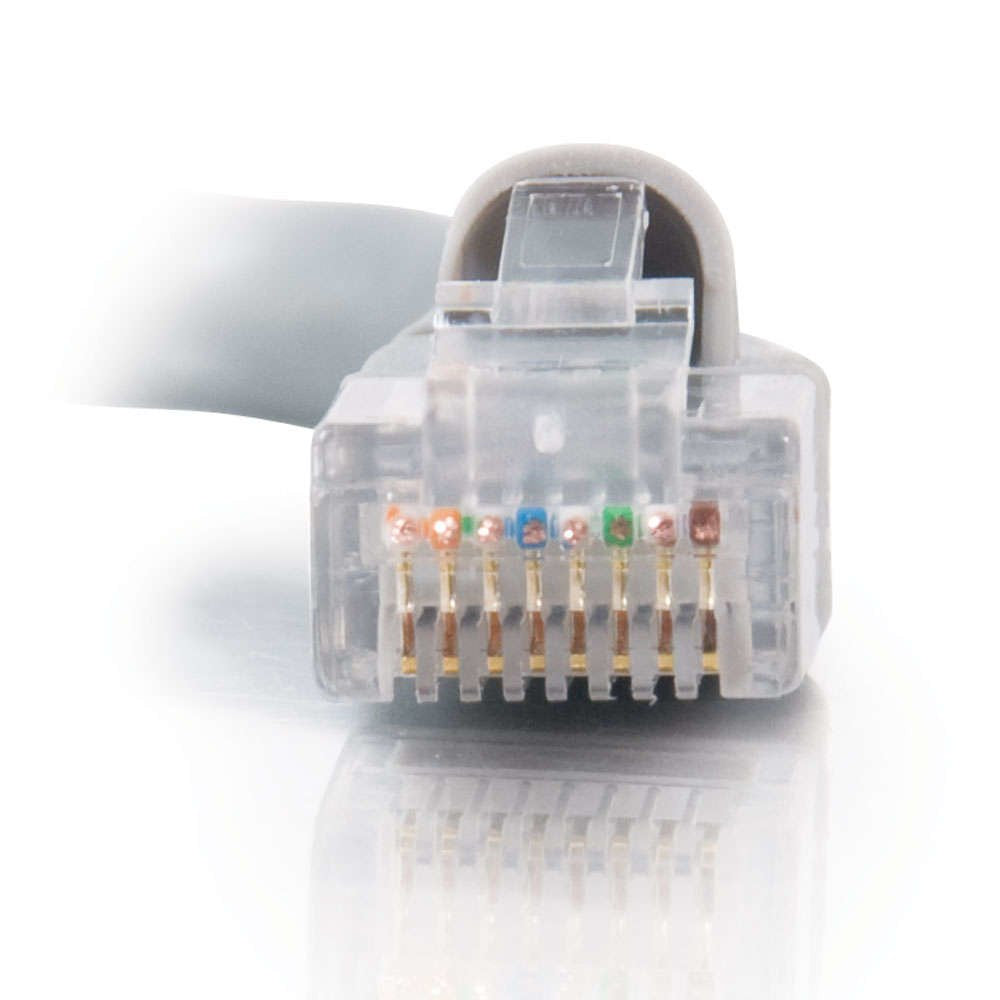 Cable C2g De Conexión De Red De 0,5 M Cat5e Sin Blindaje Y Con Funda (Utp), Color Gris