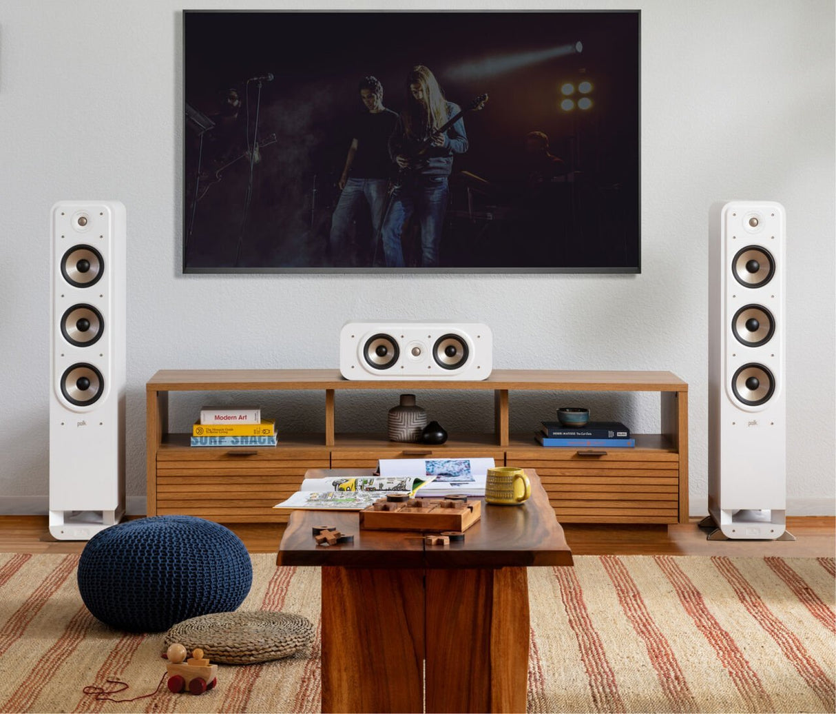Polk Signature Elite Es60 Blanco Sistema De Altavoces Hi-Res / Altavoz De Pie