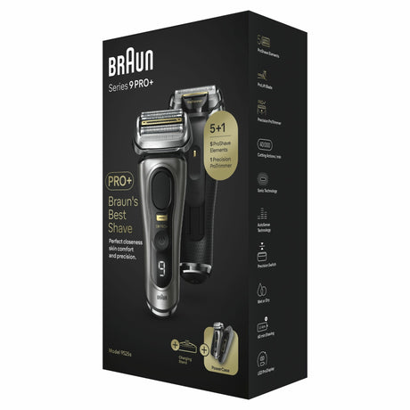 EAN 7500435218061 - Braun Series 9 Pro+ 9525s Wet & Dry Máquina de afeitar de láminas Recortadora Metálico imagen 2