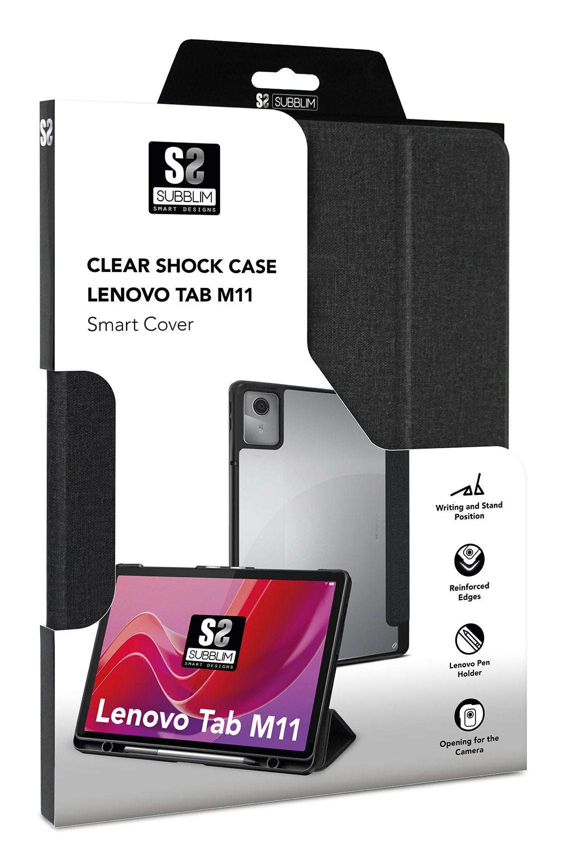 EAN 8436586743116 - SUBBLIM SUBCST-5SC130 funda para tablet 27,9 cm (11") Folio Negro imagen 7