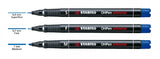Stabilo - 4 Rotuladores Ohpen - Tinta Permanente - Punto Medio 1.0