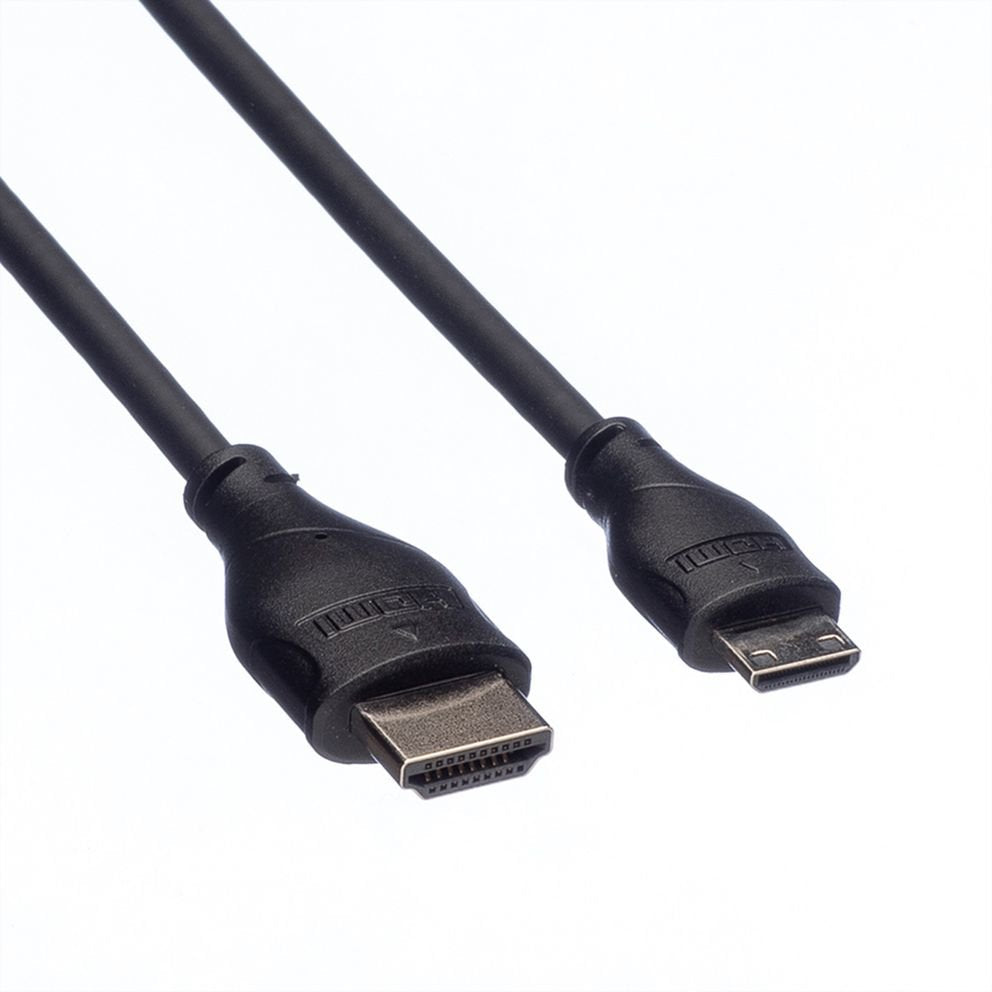 Roline Hdmi High Speed Cable Mit Ethernet Hdmi St - Mini Hdmi St 2m