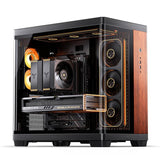 Caja Atx Jonsbo Tk-4 Wood Cristal Templado Negro
