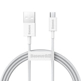 EAN 6953156208490 - Baseus CAMYS-02 cable de teléfono móvil Blanco 1 m USB A Micro-USB B imagen 1