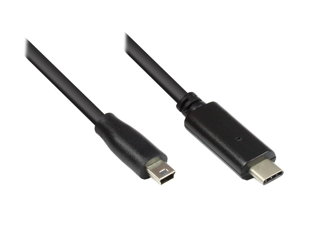 Good Connections Usb2.0 Cable C-Mini B5pol. Negro. 1m