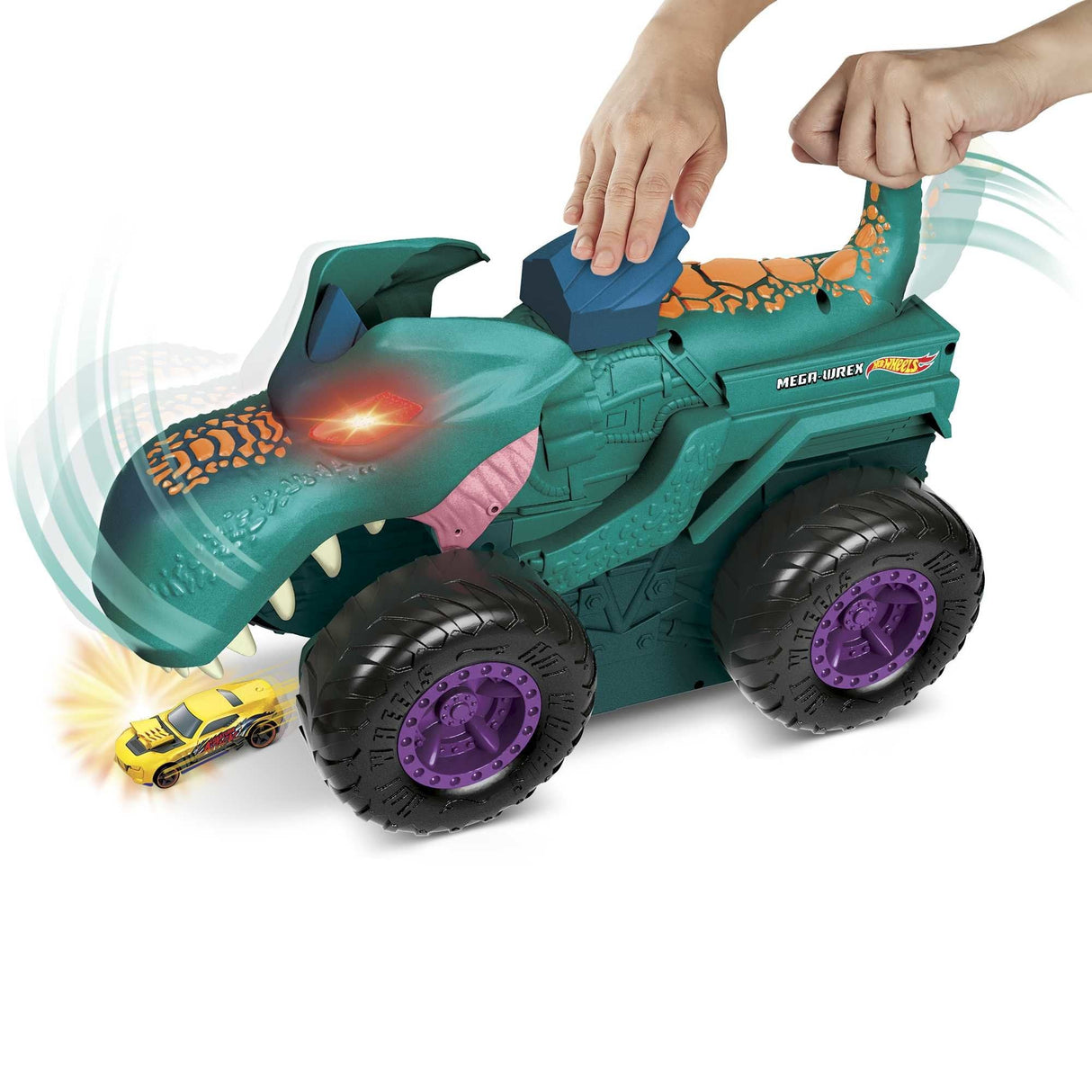 Mattel Hot Wheels Monster Trucks Mega Wrex Pozeracz Aut