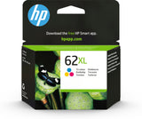 Tinta Original Hp 62 Xl Alta Capacidad Tricolor