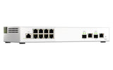 EAN 0885022020386 - QNAP QSW-M2108-2C switch Gestionado L2 2.5G Ethernet (100/1000/2500) Gris, Blanco imagen 3