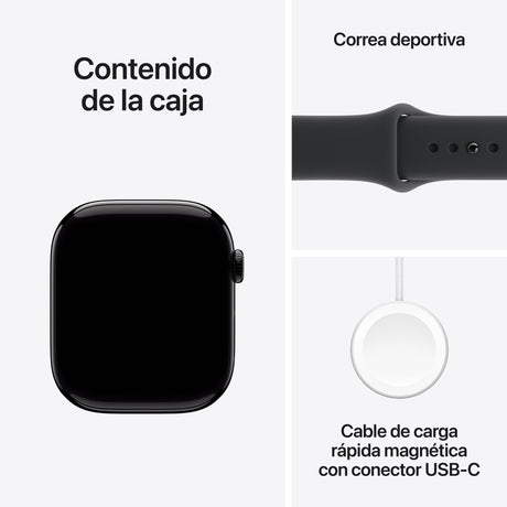 EAN 0195950476101 - Apple Watch Series 11 OLED 46 mm Digital 416 x 496 Pixeles Pantalla táctil 5G Negro Wifi GPS (satélite) imagen 8