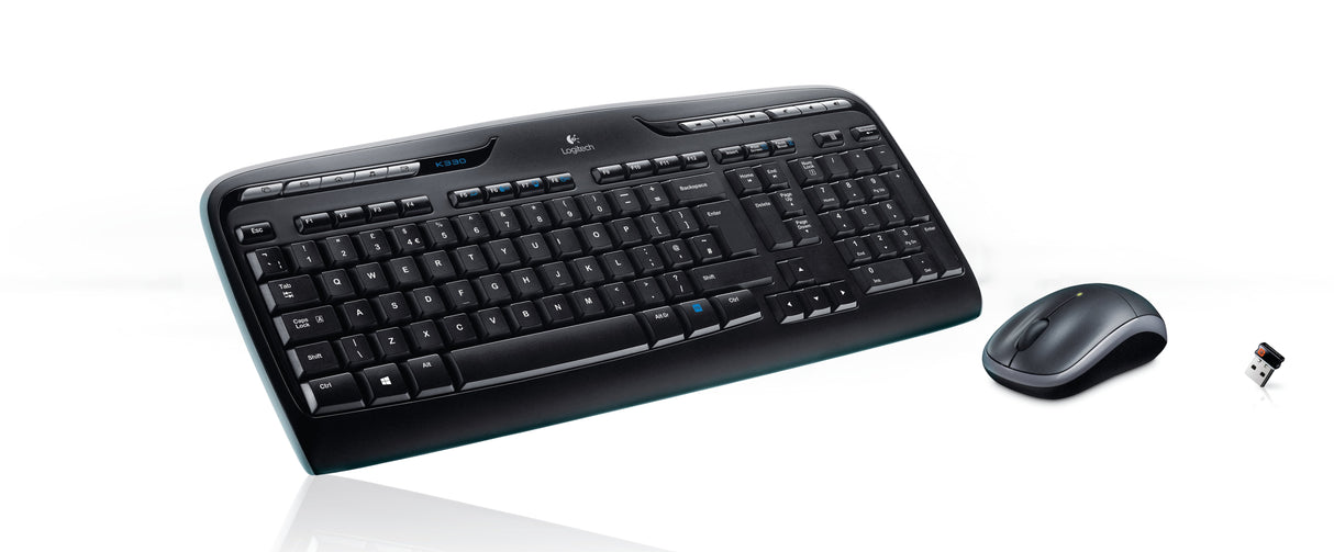 EAN 5099206033658 - Logitech Wireless Combo MK330 teclado Ratón incluido Oficina USB QWERTY Internacional de EE.UU. Negro imagen 2