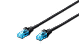 EAN 4016032318477 - Digitus DK-1512-100/BL cable de red Negro 10 m Cat5e U/UTP (UTP) imagen 1