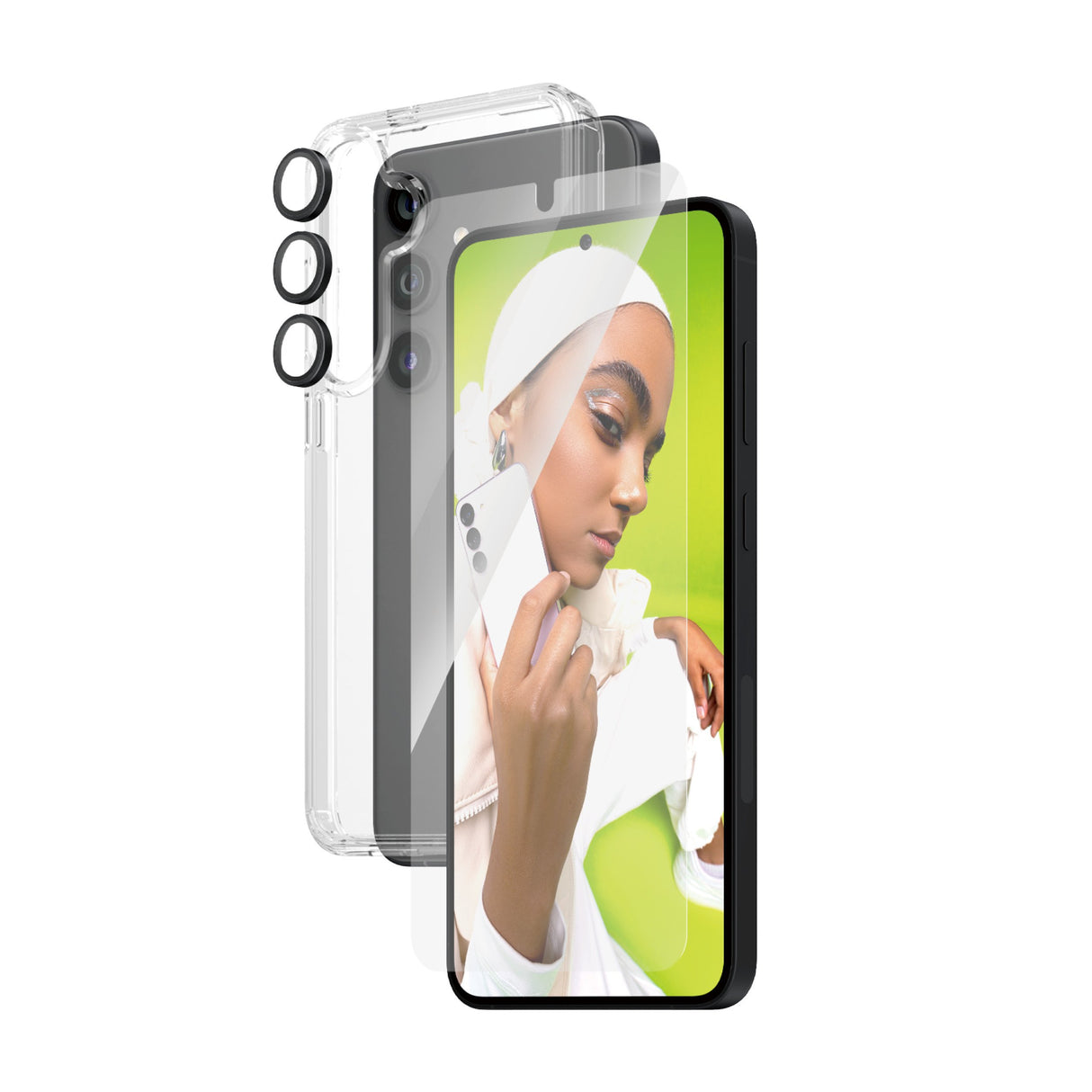 EAN 5711724212147 - PanzerGlass ® 3-in-1 Bundle Samsung Galaxy S24+ | Ultra-Wide Fit w. EasyAligner Protector de pantalla 1 p imagen 2