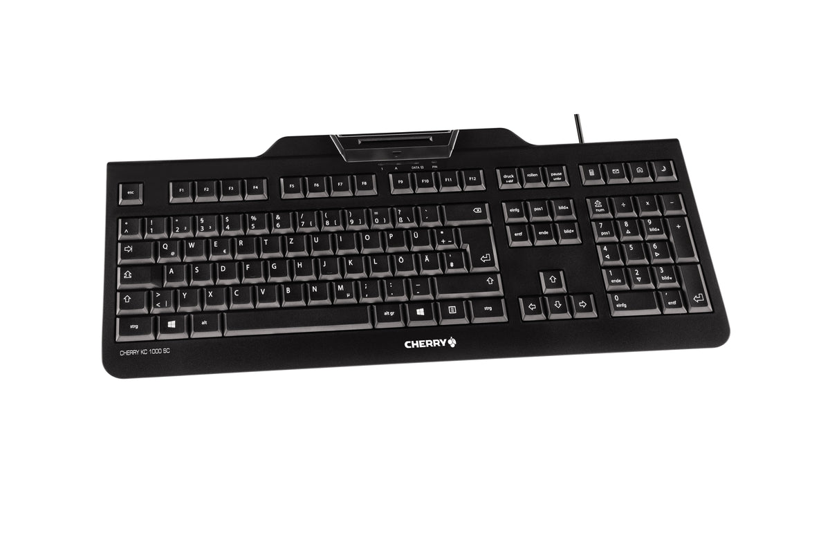 EAN 4025112084607 - CHERRY KC 1000 SC teclado Oficina USB AZERTY Francés Negro imagen 3