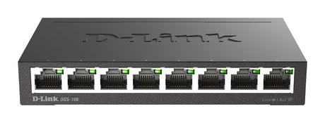 EAN 0790069368240 - D-Link DGS-108 No administrado L2 Gigabit Ethernet (10/100/1000) Negro imagen 1