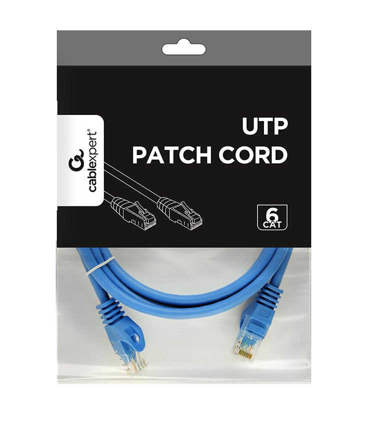EAN 8716309093255 - Gembird PP6U-2M cable de red Azul Cat6 U/UTP (UTP) imagen 3