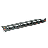 Roline Kat.6 Class E 48,28cm 19zoll-Patchpanel 24p Ungeschirmt Schwarz