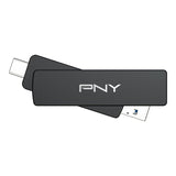 EAN 751492796598 - PNY DUO LINK V3 unidad flash USB 1 TB USB Type-A / USB Type-C 3.2 Gen 1 (3.1 Gen 1) Negro imagen 3