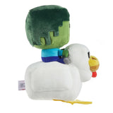 Peluche Chicken Jockey Minecraft 20cm