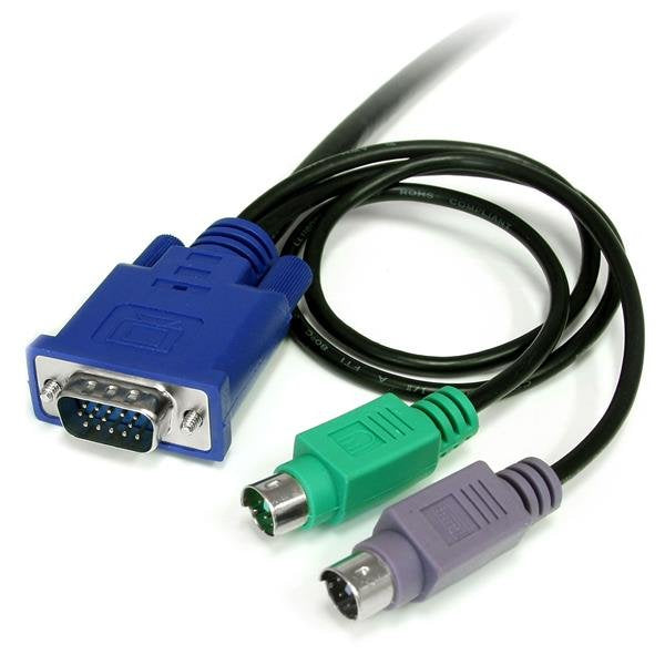 Startech Cable Kvm Vga+2xps/2  1.8m