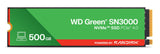 EAN 0718037904634 - SanDisk Green WD SN3000 NVMe 500 GB M.2 PCI Express 4.0 QLC 3D NAND imagen 1