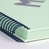 Milan Cuaderno Espiral Formato A4 Pautado 7mm - 80 Hojas De 95 Gr/M2 - Microperforado, 4 Taladros - Color Verde