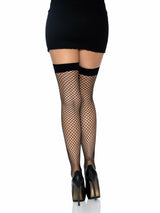 Leg Avenue - Medias En Red Negras Talla Unica