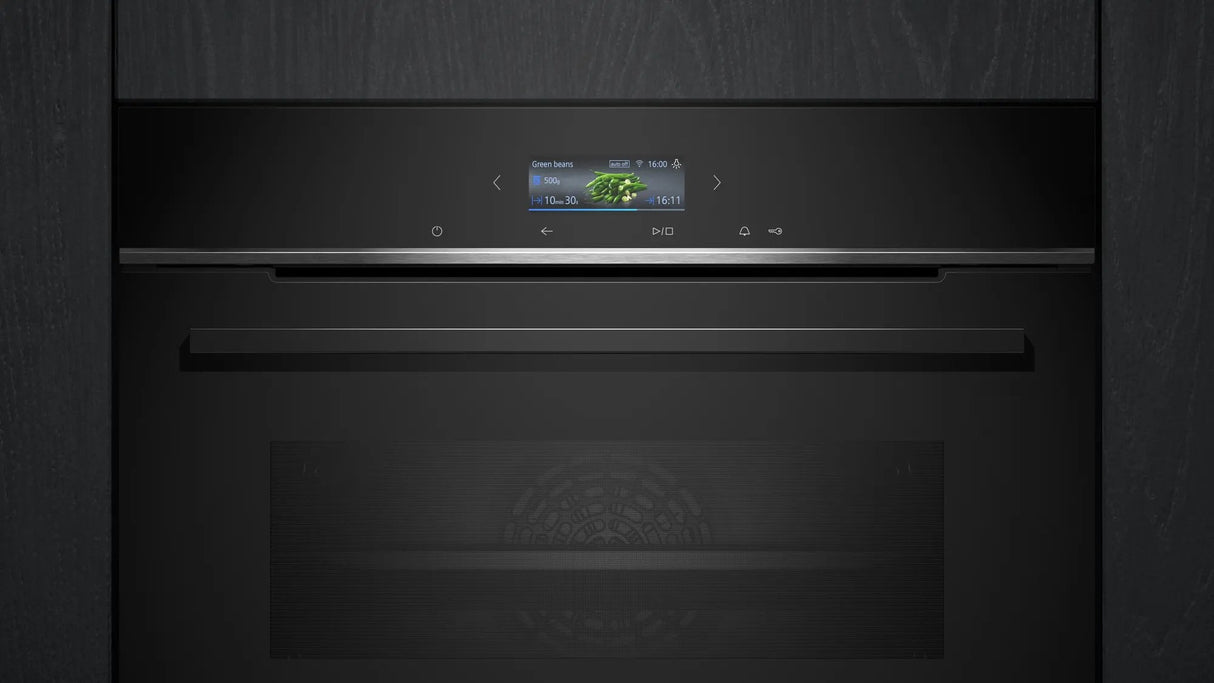 Siemens Hb774g1b1 Iq700, Horno Negro/Acero Inoxidable, 60 Cm, Home Connect Hb774g1b1
