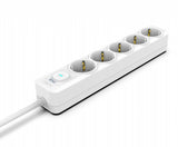 Regleta Inca Ipw-44gb  Blanco 5 Salidas Ac 230 V 1,5 M