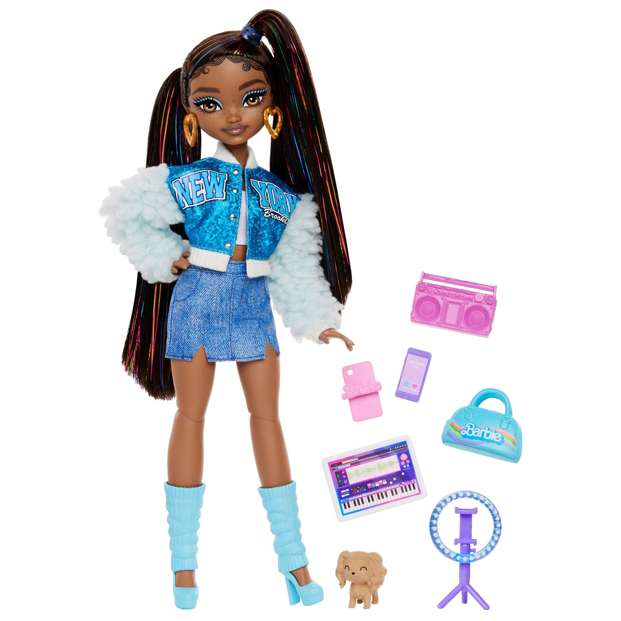 Muñeca  Mattel Barbie Dream Besties Brooklyn Y Accesorios Hyc22
