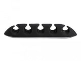 Delock Cablehalter Mit 5 Durchführungen Selbstklebend Set 6 Stück Schwarz   Weiss