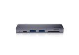 EAN 6953156285460 - Baseus CAHUB-K0G base para portátil y replicador de puertos USB 3.2 Gen 1 (3.1 Gen 1) Type-C Gris imagen 4