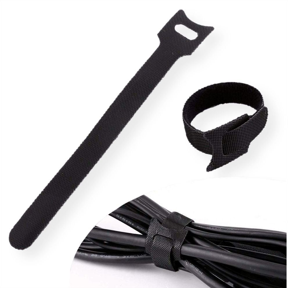 Value 25.99.5240 Presilla Bridas Adherentes Para Cables Negro 20 Pieza(S)