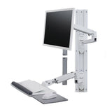 Ergotron Lx Wand Halterung System Weiss Tastatur- Und Monitorhalterung Bis 81,2cm 32 Zoll Belastbar 3,2-11,3kg. Vesa 75x75 100x100mm