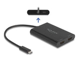 Delock Adaptador Usb Tipo-C A 2 X Hdmi 4k 60 Hz Con Displaylink® Grafik