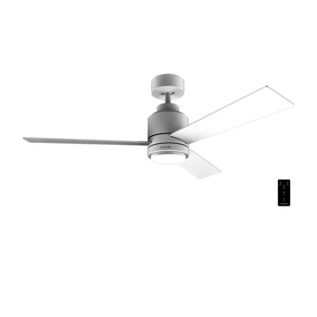 Ventilador De Techo Cecotec Energysilence Aero 4850 Style White Led Y Mando