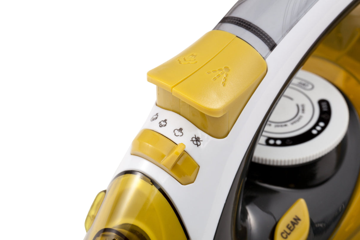 EAN 5908256839373 - Camry Premium CR 5029 plancha Plancha a vapor 2400 W Negro, Amarillo imagen 7