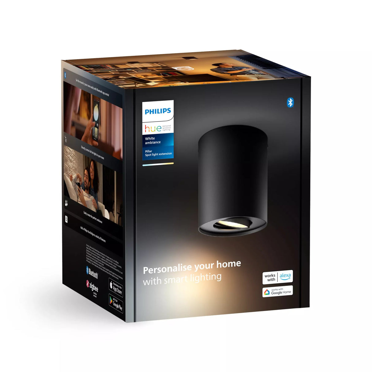 EAN 8720169319998 - Philips Hue White ambiance 8720169319998 iluminación inteligente Punto de iluminación inteligente Bluetoo imagen 3