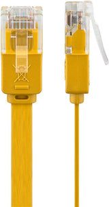 Proxtend Flat Network Cable Cat6 U/Utp 3m Yellow