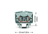 Wago 264-701 2-Leiter-Mini-Durchgangs- Klemme,2,5 Mm,Mit Prfmglichkeit