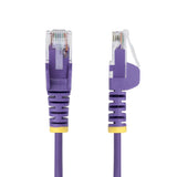 EAN 65030918848 - StarTech.com N6PAT50CMPLS cable de red Púrpura 0,5 m U/UTP (UTP) imagen 2