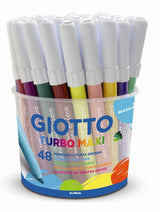 Giotto Rotuladores Turbo Maxi Bote 48 Colores Surtidos