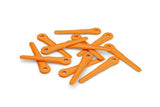 Stihl 40020071000 Kunststoffmesser Klingen Messer 12 Piezas Naranja