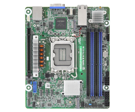 EAN 4711430521916 - Asrock EC266D4ID-2T/X550 placa base Intel C266 LGA 1700 mini ITX imagen 1