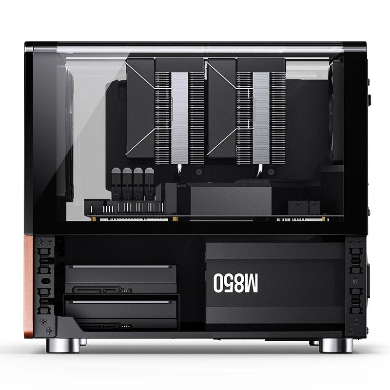 Jonsbo V12 Pc Carcasa, Mini-Tower, Micro-Atx - Negro