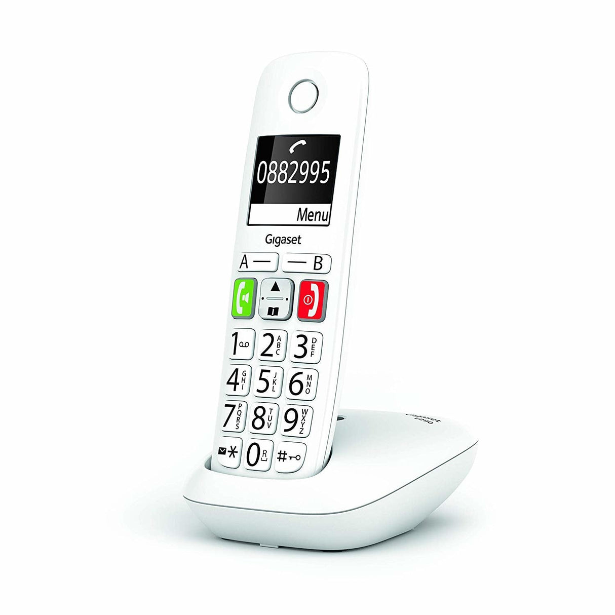Telefono Fijo Inalambrico Gigaset E290 Blanco 150 Numeros -  21 Tonos