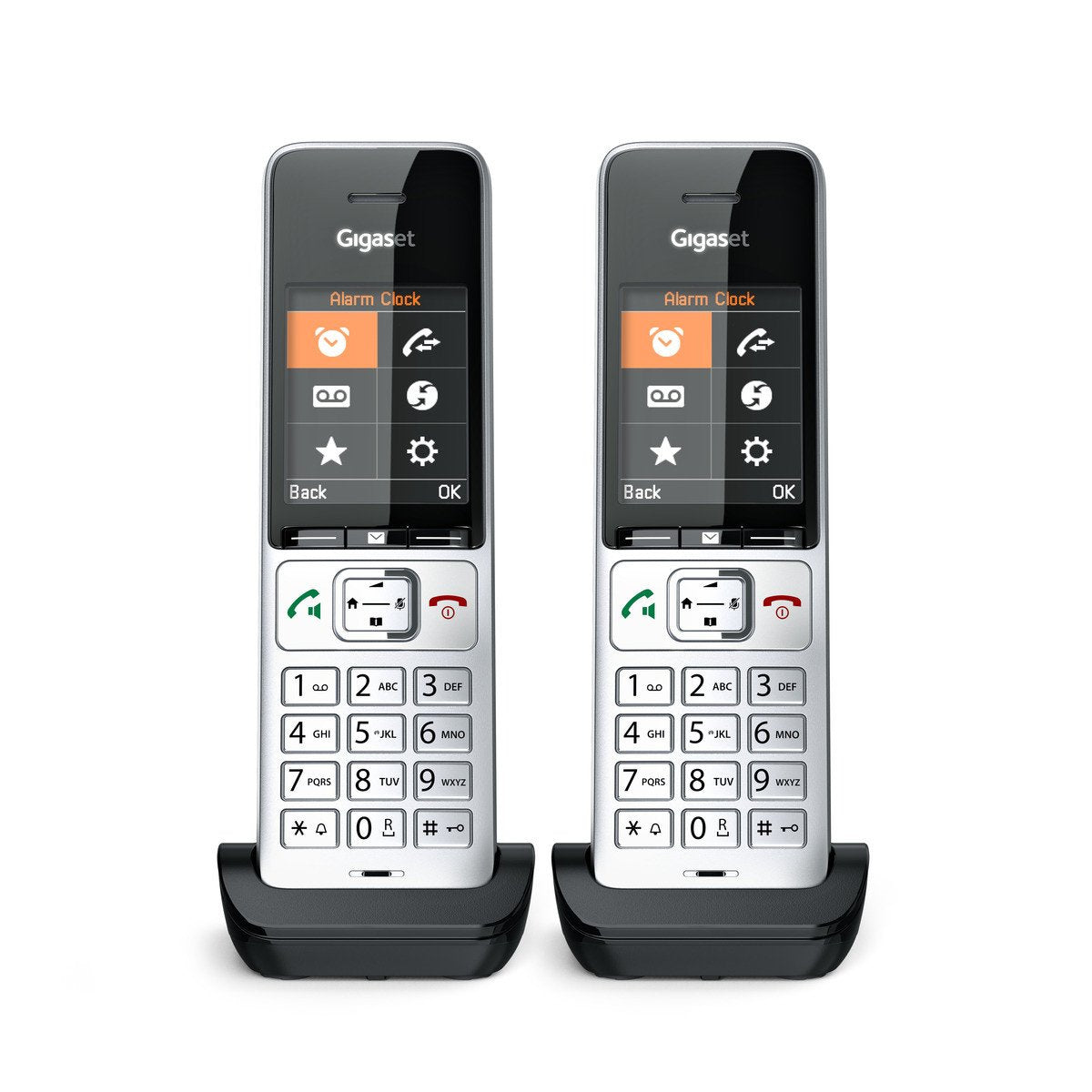 Telefono Gigaset Comfort 500hx Duo Silver-Black