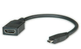 Roline Hdmi High Speed Cable Mit Ethernet Hdmi Bu - Micro Hdmi St 0,15m