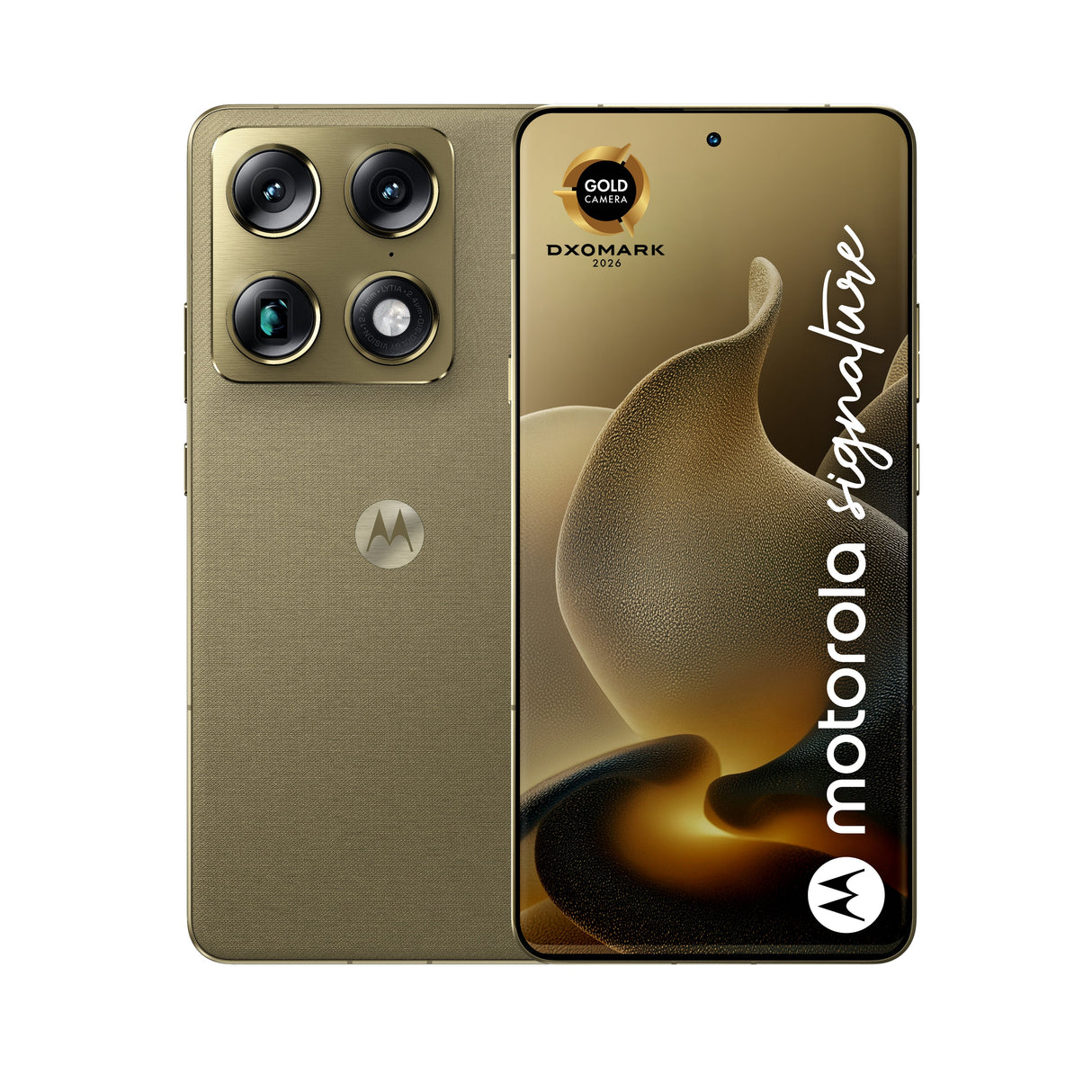 Smartphone  Motorola Moto Signature 6.8" Dual Sim Android Usb Type-C 16 Gb 512 Gb 5200 Mah Verde Oliva