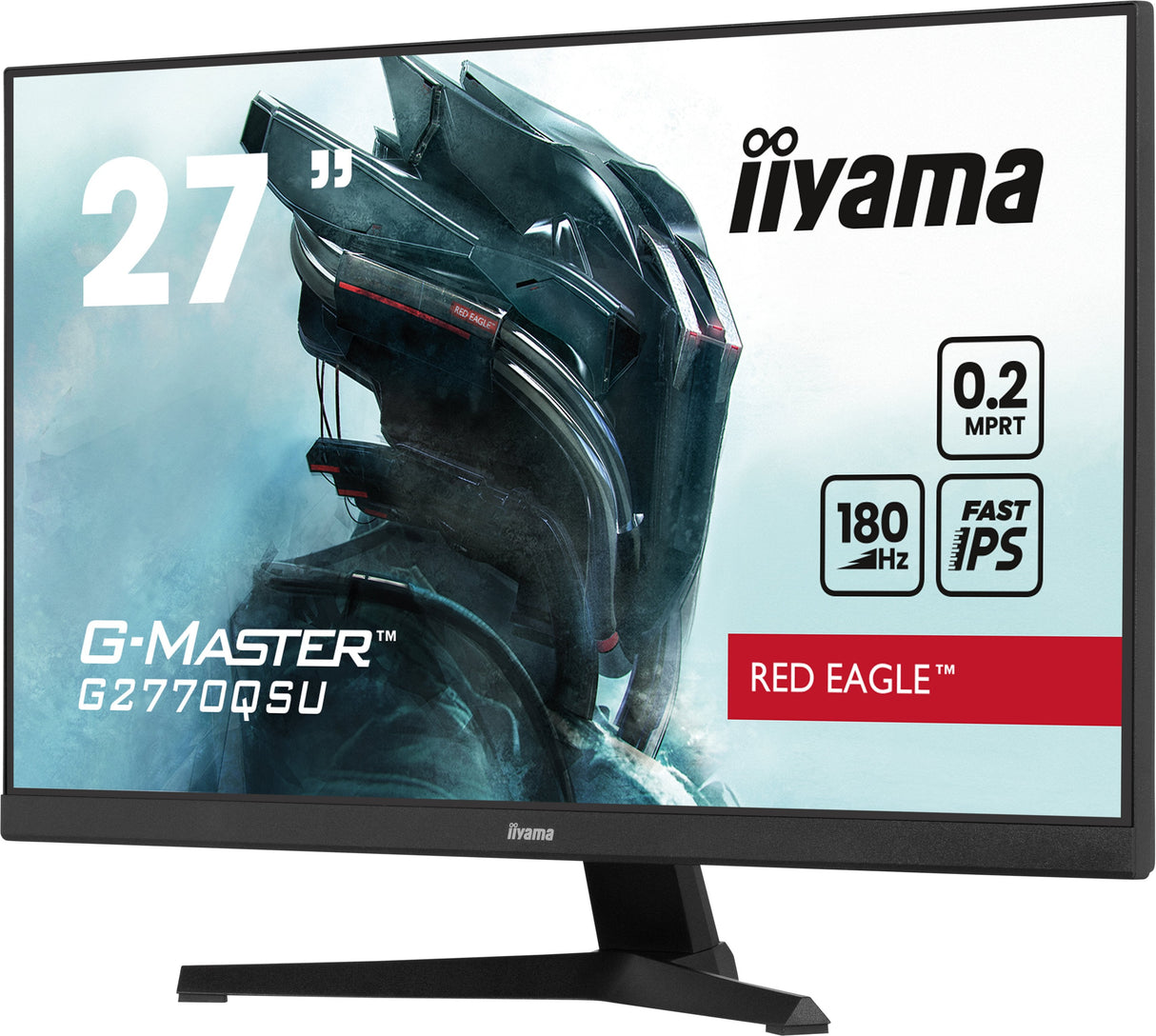 Monitor Iiyama  27" G2770qsu-B6 16:9 Hdmi+Dp+Usb Ips Bl.