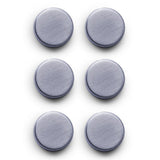 Zeller Magnete Ø 2,7 Plateado